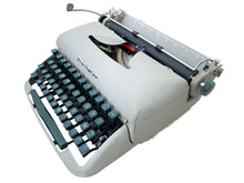 Load image into Gallery viewer, Typewriter Dark Grey Remington Portable - Perfectly Working - Ready to Write - AZERTY
