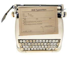 Machine à écrire Beige ABC - Machine à écrire de travail - Machine à écrire rare